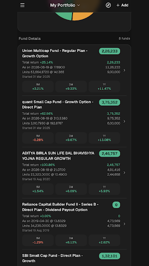 Fund Vista Screenshot 1