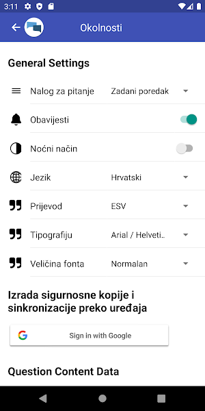 Imate pitanja? Screenshot 2