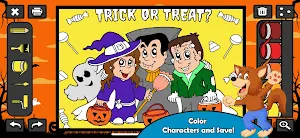 Halloween - Coloring Book Screenshot 2