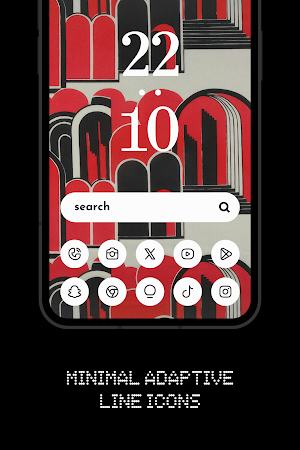 Everything Line:Adaptive icons Screenshot 0