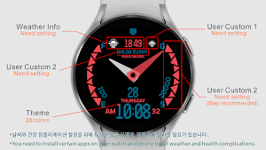IWF Hybrid Master watch face Screenshot 1