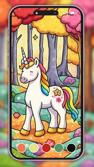 Mythical Creatures Coloring Screenshot 2