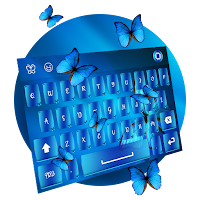 Blue Butterfly Keyboard