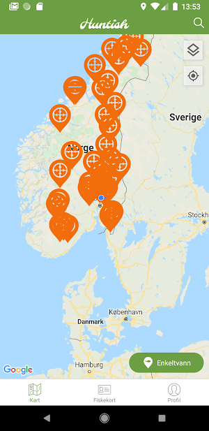 Huntish - Fremtidens jaktkort Screenshot 0