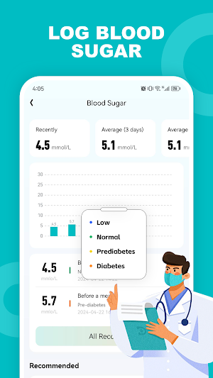 Blood Pressure Health Hub Screenshot 1