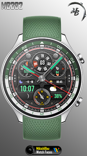 Hybrid Watch Face MB382 Screenshot 1