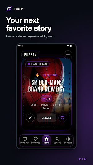 Fuzz TV :Movies & Shows Series Screenshot 2