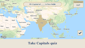 Geography Quiz: Atlas Map Game Screenshot 2