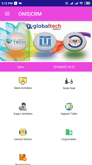 OMS|CRM Screenshot 2