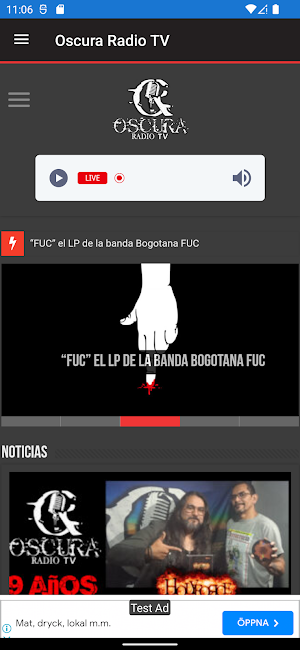 Oscura Radio TV Screenshot 2