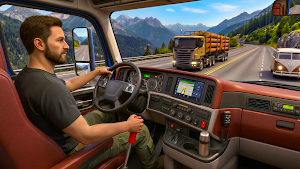 Real Cargo Mega Truck Driving Screenshot 0