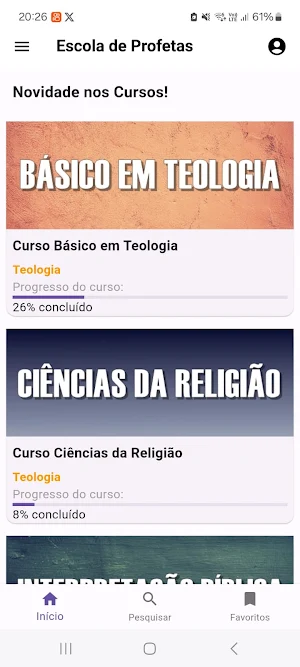 Escola de Profetas - Teologia Screenshot 0