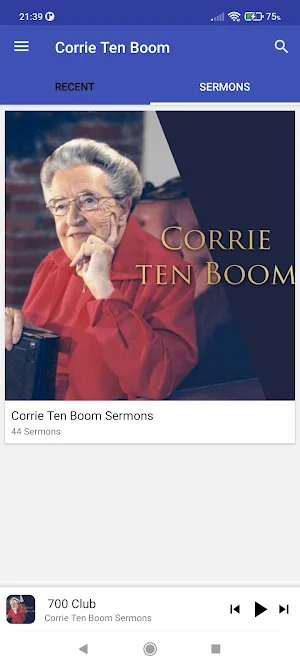 Corrie Ten Boom - Audio Sermon Screenshot 1