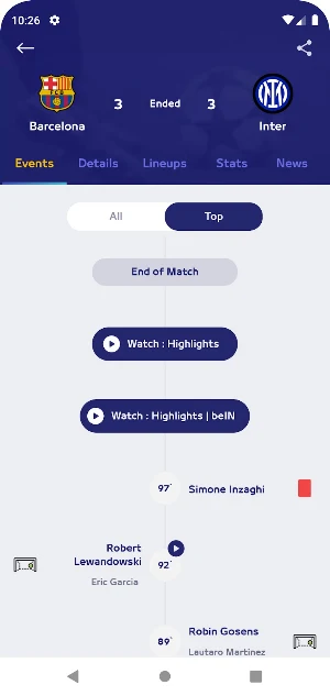 Yalla Shoot - Live Scores Screenshot 1