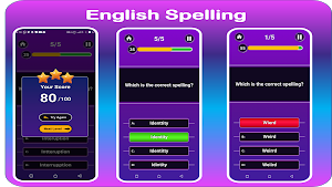Spelling Quiz - Word Trivia Screenshot 1