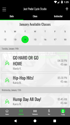 JUST PEDAL CYCLE STUDIO Screenshot 2