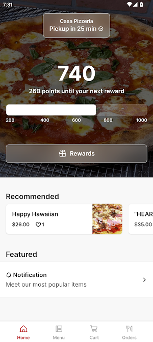 Casa Pizzeria To Go Screenshot 0