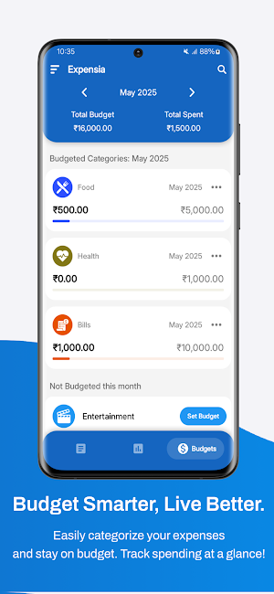 Expensia: Expense Tracker Screenshot 1