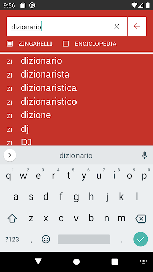 Dizionari ZANICHELLI Screenshot 2