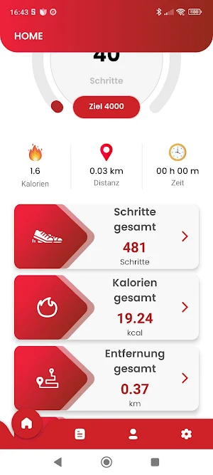 Power Saving Step Counter Screenshot 1