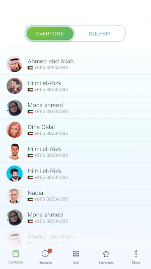 GULFSIP Free Calls Screenshot 3