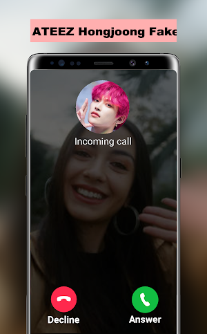 Hongjoong Fake Call Screenshot 1
