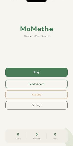 MoMethe — Word Search Screenshot 0