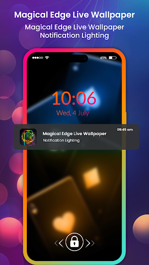 Magical Edge Light Wallpaper Screenshot 3