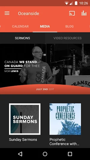 Oceanside Church Nanaimo Screenshot 2