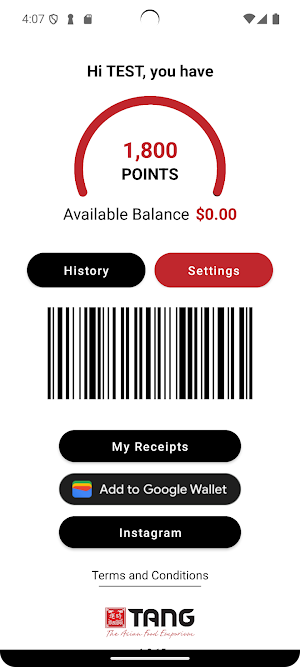Tang Food Emporium Rewards Screenshot 1
