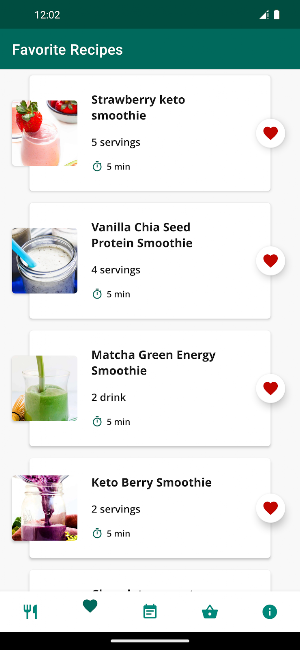 Keto Diet Smoothie Recipes Screenshot 2