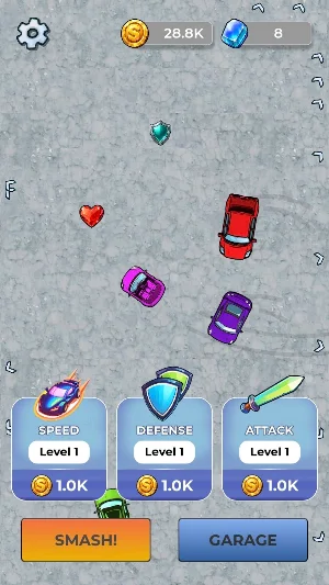 Smashium: Car Crash Arena Screenshot 1