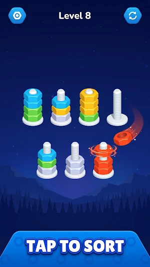 Nut Sort - Color Sort Puzzle Screenshot 0
