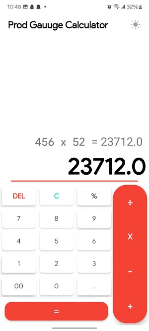Prod Gauge Calculator Screenshot 0