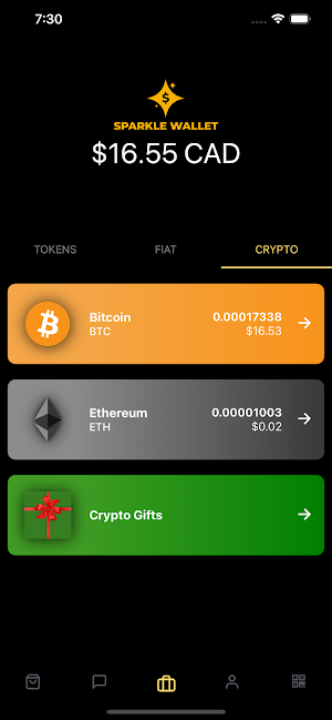 Sparkle Wallet Screenshot 2