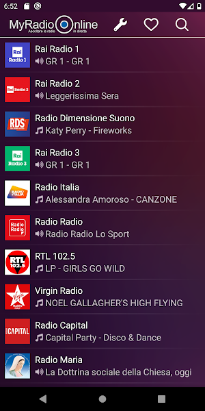MyRadioOnline - Radio Italiane Screenshot 0