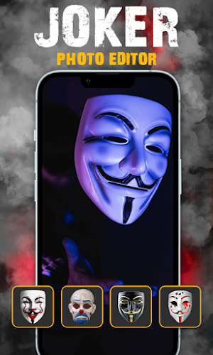 Joker Face Mask Photo Editor Screenshot 0