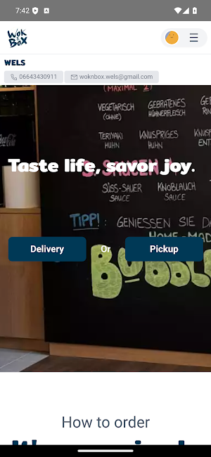 Wok & box Screenshot 0