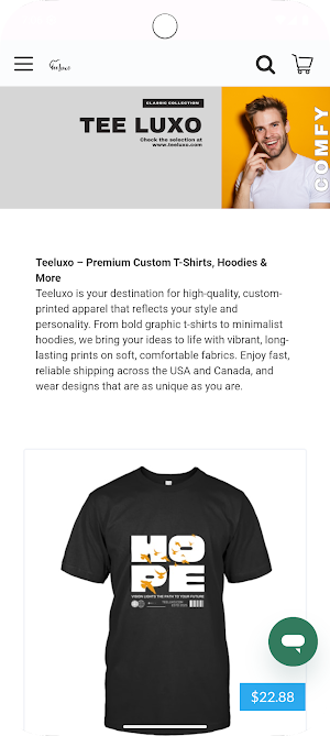 TeeLuxo Screenshot 0