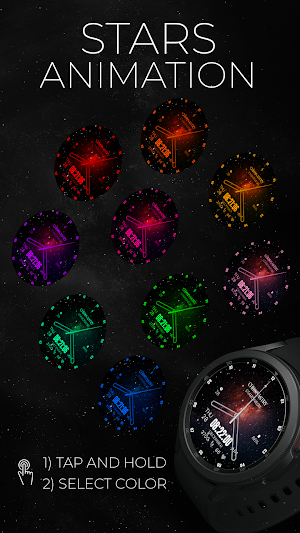 Cosmic Watch Face STARONE011 Screenshot 2