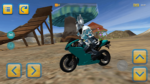 Motorbike Fantasy Warrior Jump Screenshot 0