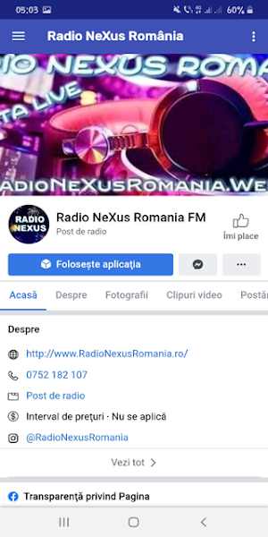 Radio NeXus România FM Screenshot 2