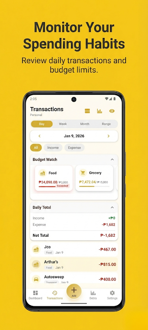 Sentimo: Spending Tracker Screenshot 3