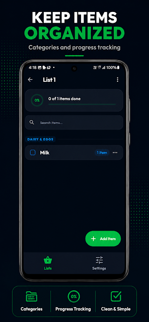 Shopping list Screenshot 2
