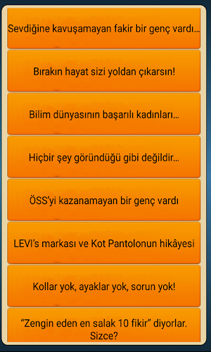 Yeni Kişisel Gelişim Hikayeler Screenshot 1