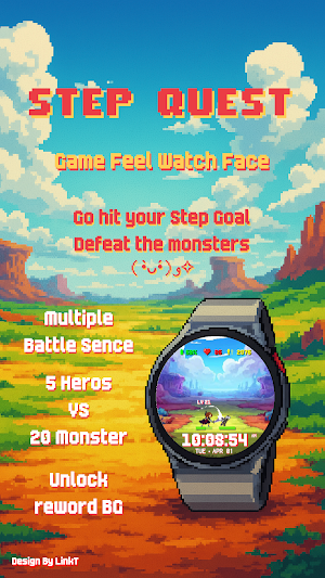 Step Quest Watch Face Screenshot 0