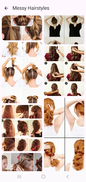 Easy Hairstyles Step By Step Screenshot 3