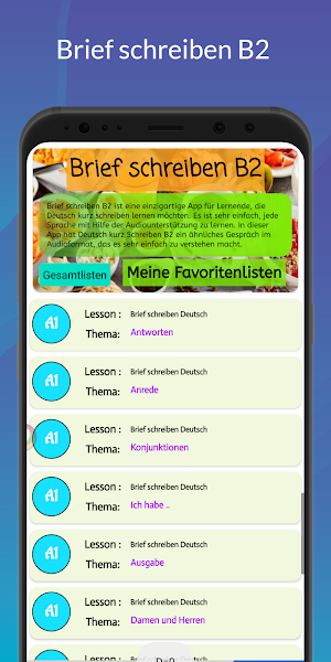 Brief schreiben B2 Screenshot 3