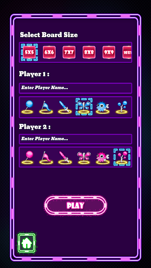 Dots & Boxes Glow: Offline Multiplayer Board Game Screenshot 2
