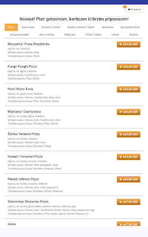 Bistro & Pizzeria Ivona Screenshot 2